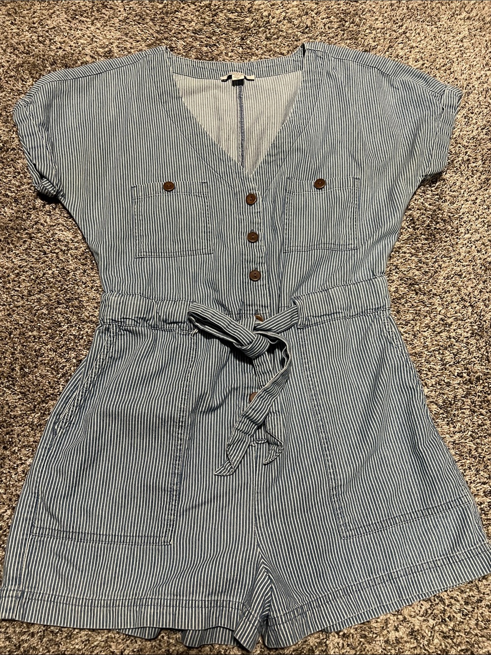 American Eagle denim romper